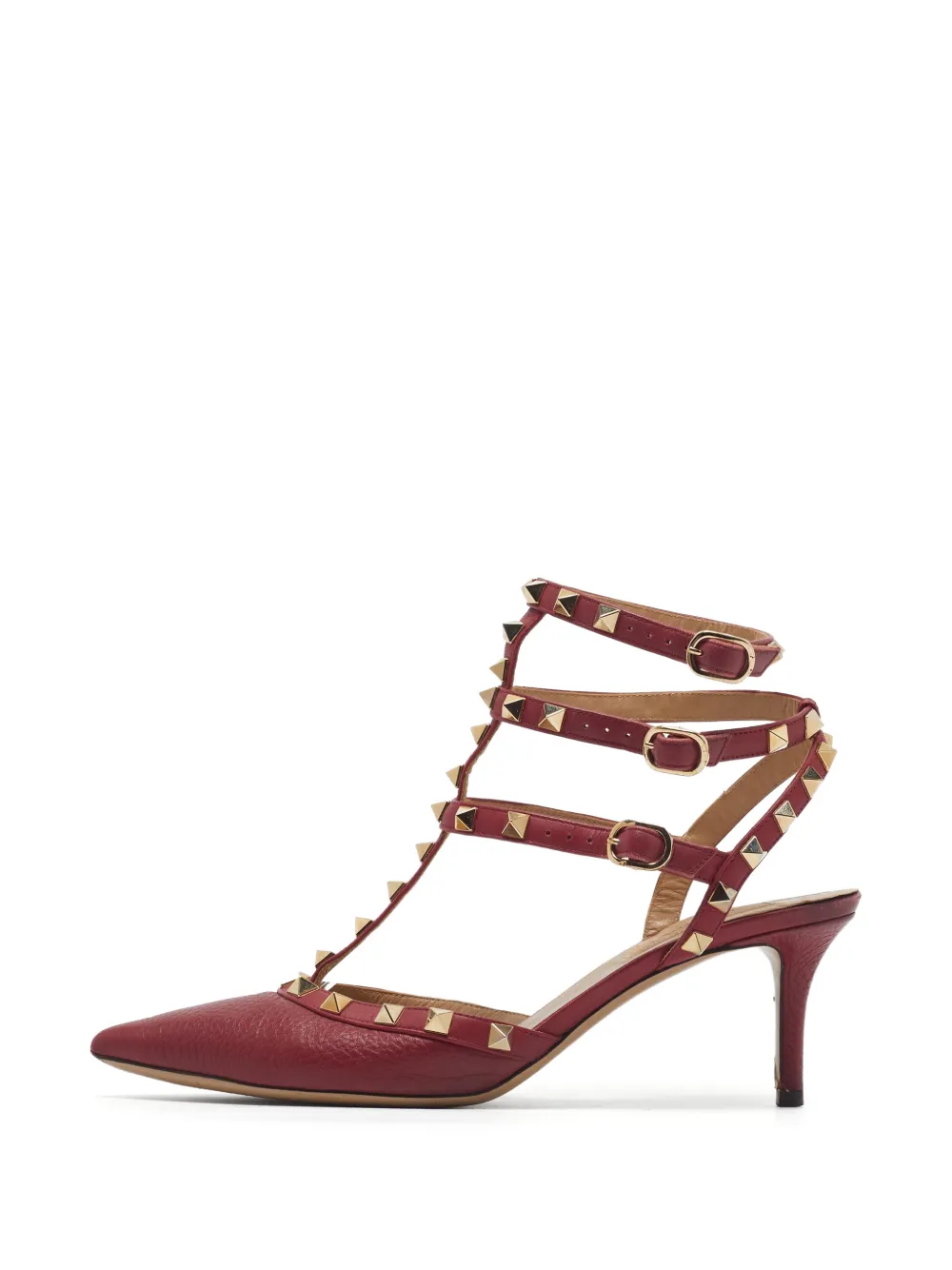 Valentino Garavani Pre-Owned Rockstud pointed-toe pumps - Rosso