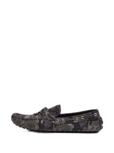 Louis Vuitton Pre-Owned Hockenheim leren loafers