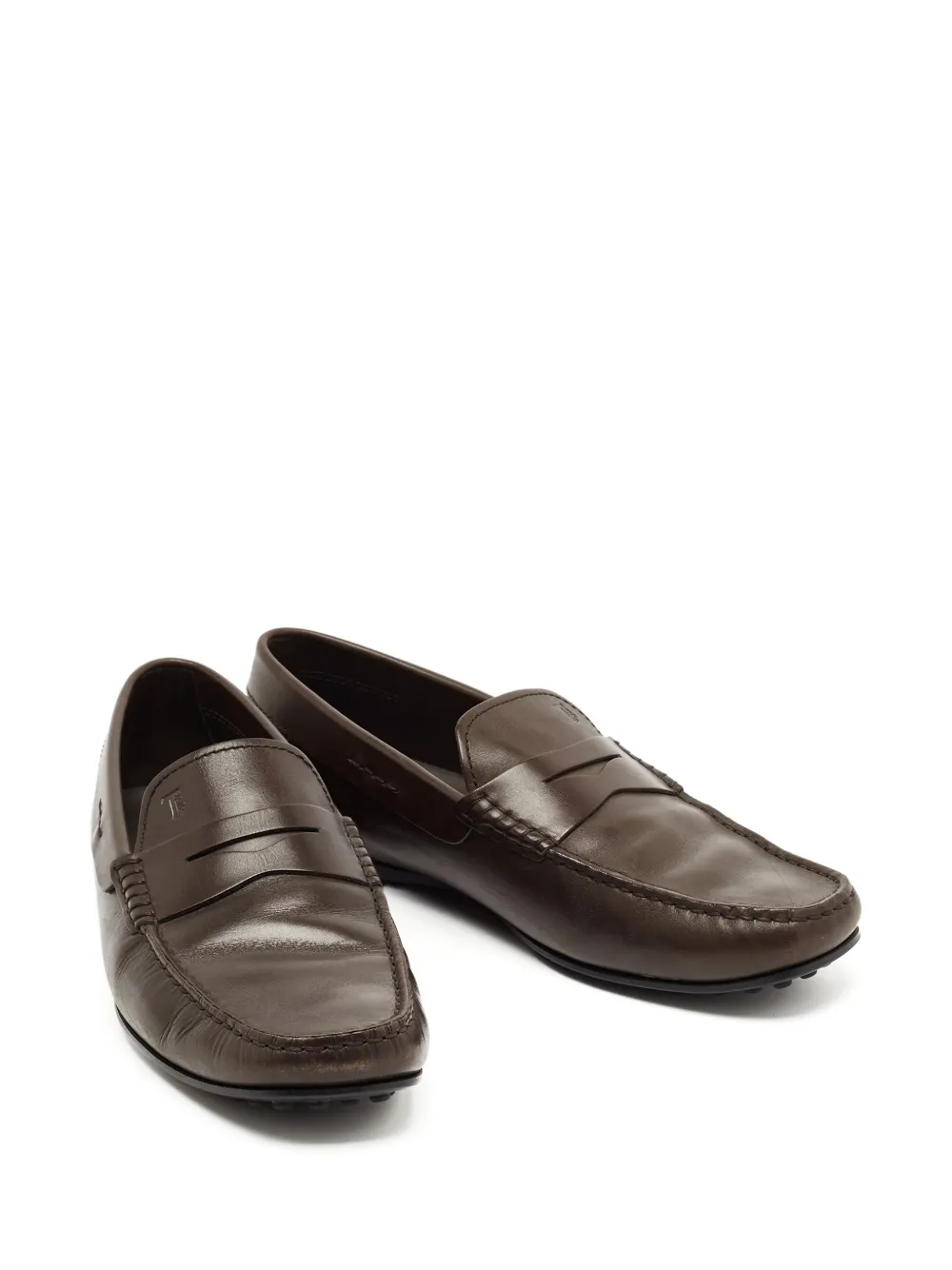 Tod's Vintage Gommino penny loafers - Braun