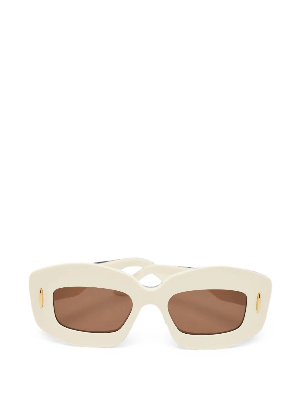 Loewe Pre-Owned Anagram cat-eye sunglasses - Nude