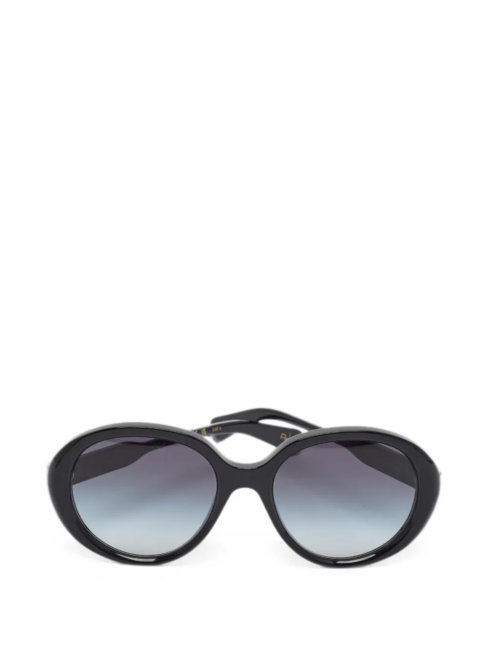 Chloé Pre-Owned round-frame sunglasses - Schwarz