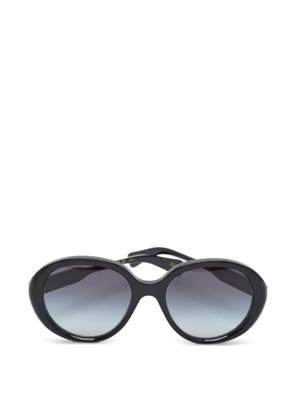Chloé Pre-Owned round-frame sunglasses - Nero