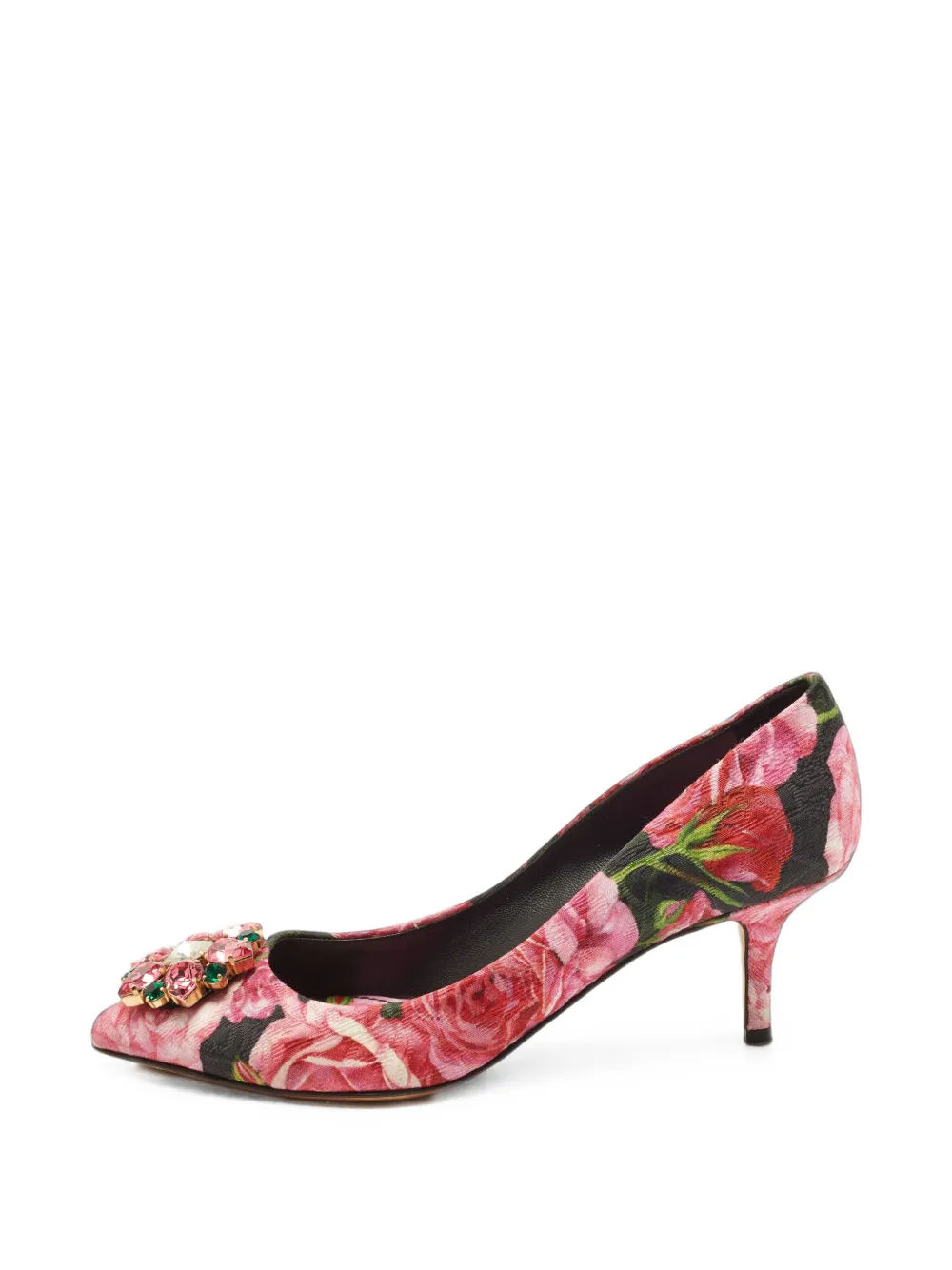 Dolce & Gabbana Pre-Owned Bellucci crystal-embellished pumps - Rosa