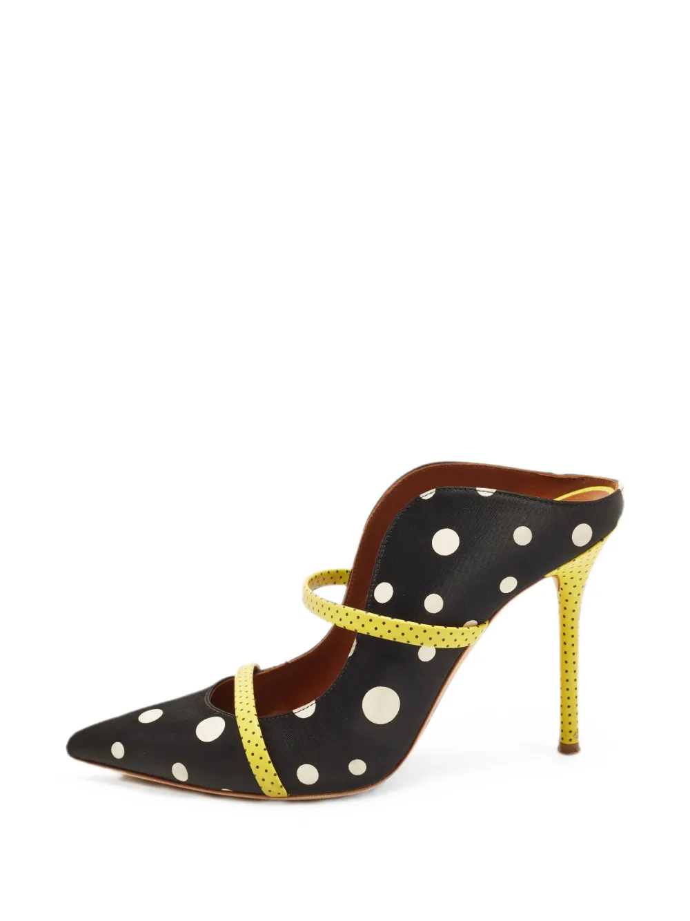 Malone Souliers Maureen polka-dot mules - Schwarz