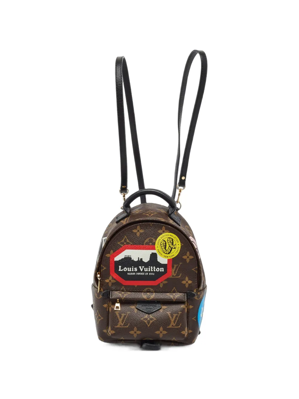 Louis Vuitton Pre-Owned 2016 mini Palm Springs World Tour backpack - Braun