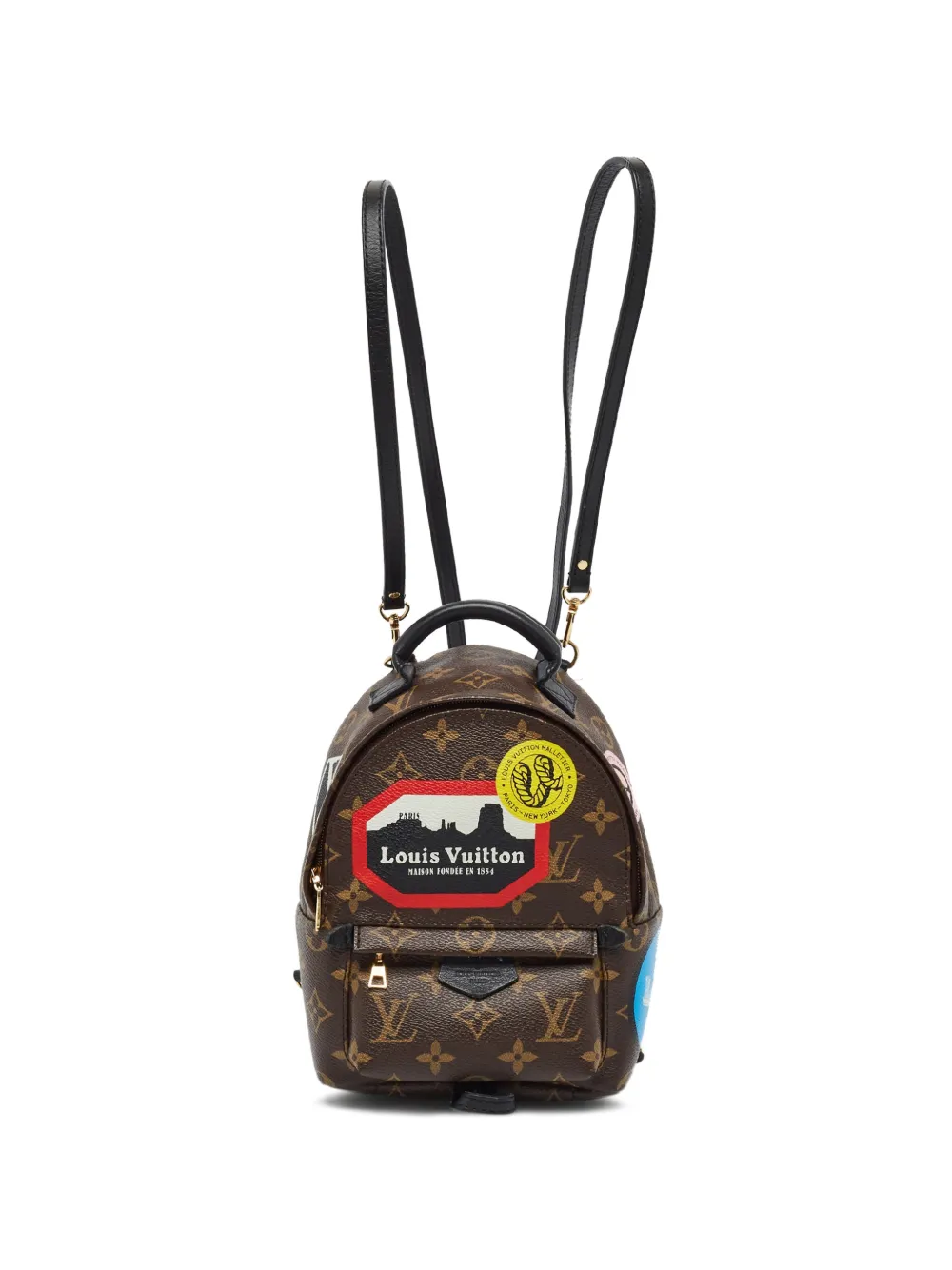 Louis Vuitton Pre-Owned 2016 mini Palm Springs World Tour backpack - Braun