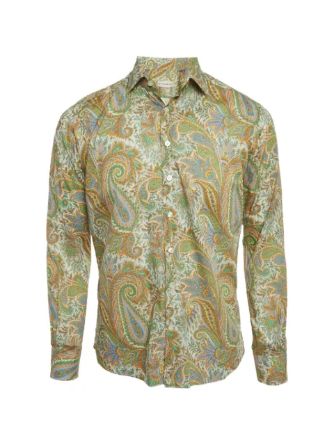 Etro Pre-Owned paisley-print long-sleeve shirt