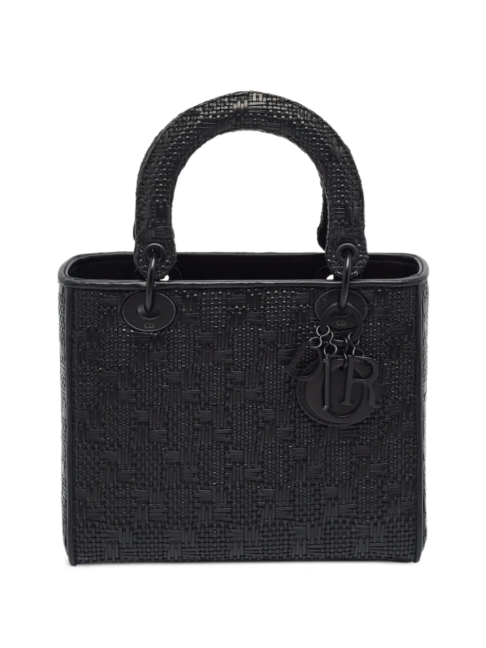 Christian Dior Pre-Owned 2019 Lady Dior woven tote bag - Schwarz