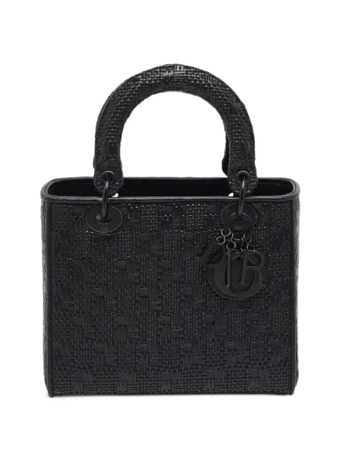 Christian Dior Pre-Owned 2019 Lady Dior woven tote bag