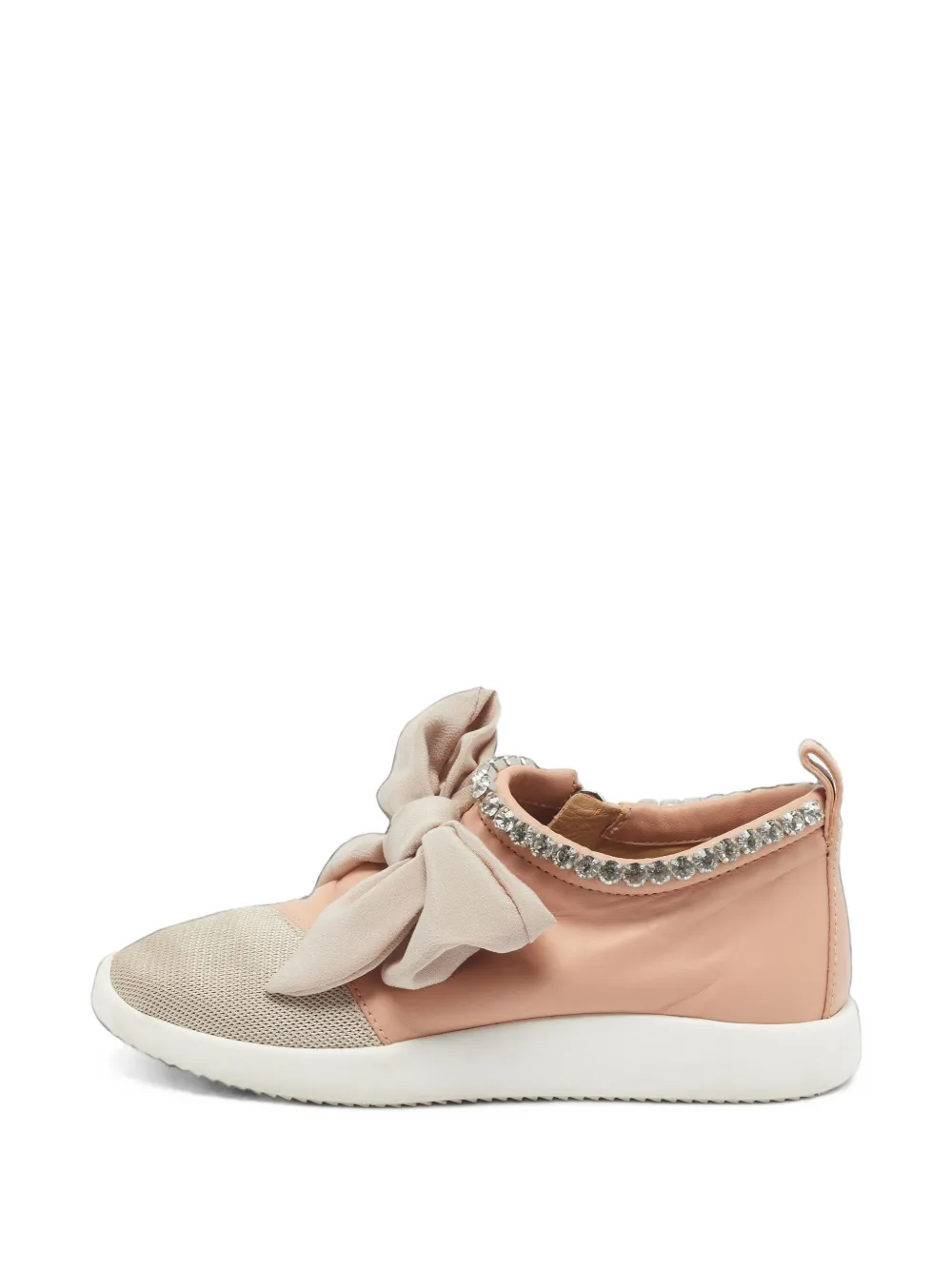 Giuseppe Zanotti Vintage Frankie bow-detail sneakers - Rosa