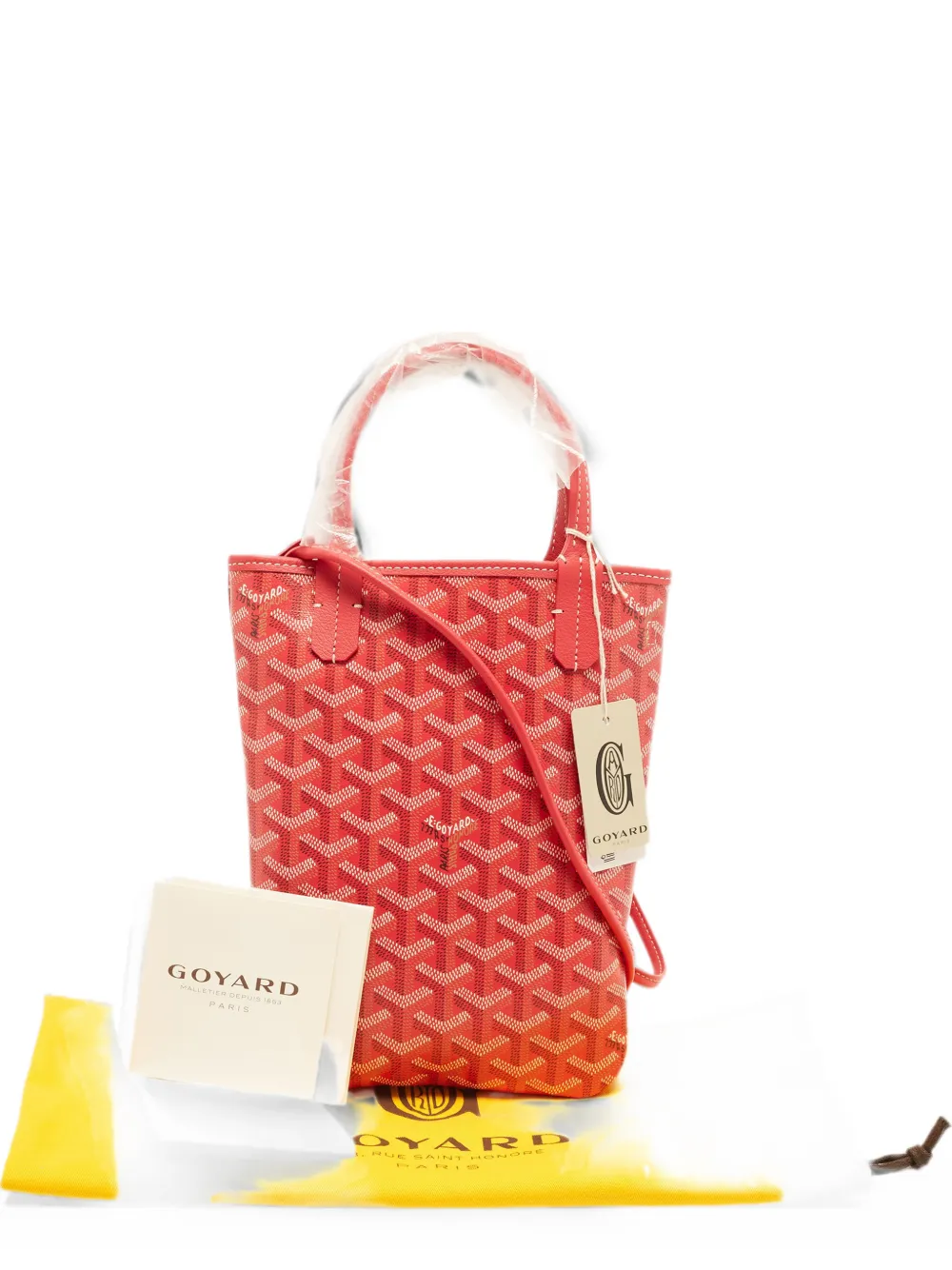 Goyard Pre-Owned 2024 Poitiers Goyardine tote bag - Rot