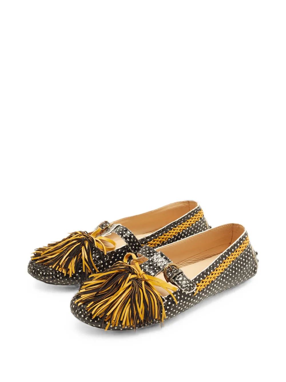 Tod's Vintage Gommino fringe loafers - Schwarz