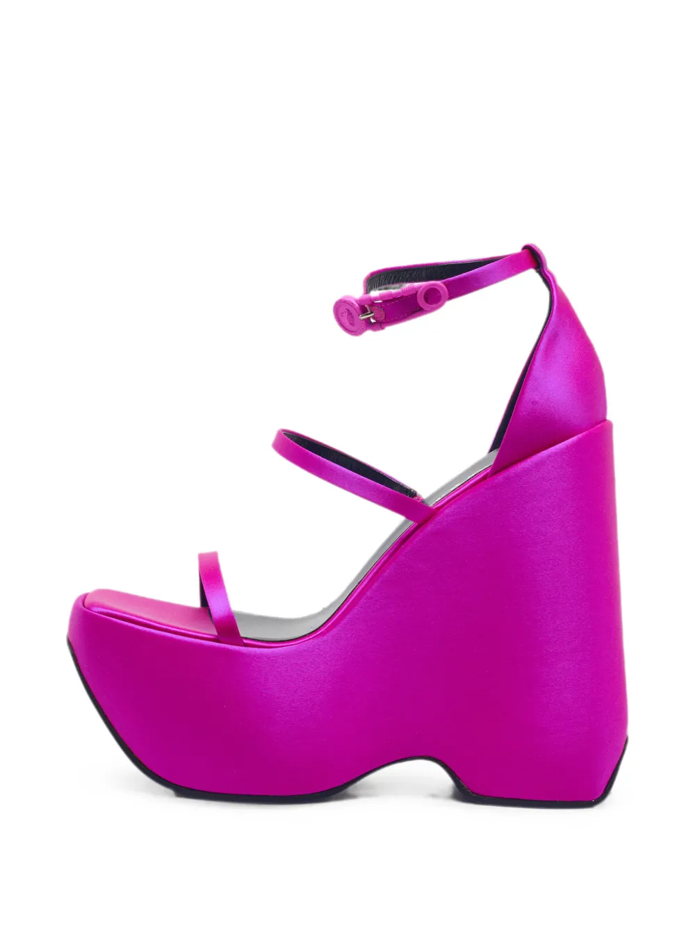 Versace Pre-Owned Medusa platform wedge sandals - Rosa