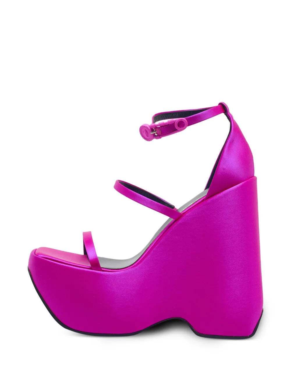 Versace Pre-Owned Medusa platform wedge sandals - Pink