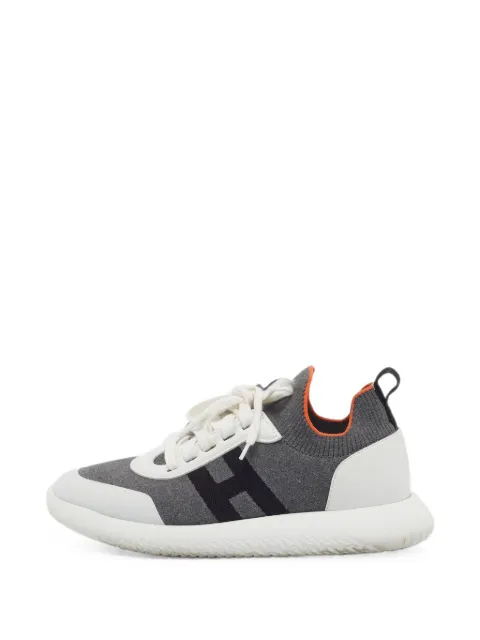 Hermès Pre-Owned Crew lace-up sneakers