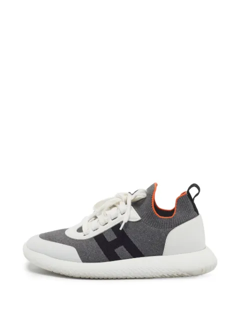 Hermès Pre-Owned Crew lace-up sneakers