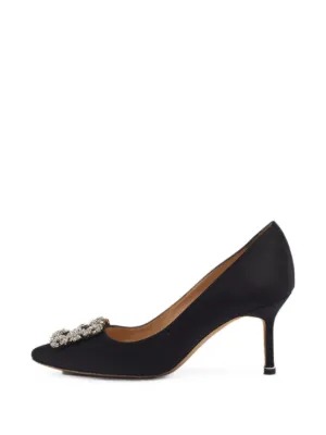 Manolo Blahnik BB ポインテッドトゥ パンプス | ブラック | FARFETCH JP