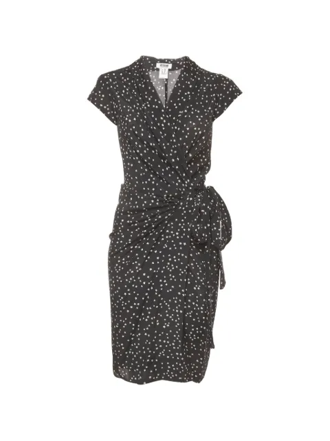 Moschino Cheap & Chic vestido cruzado con estrellas estampadas