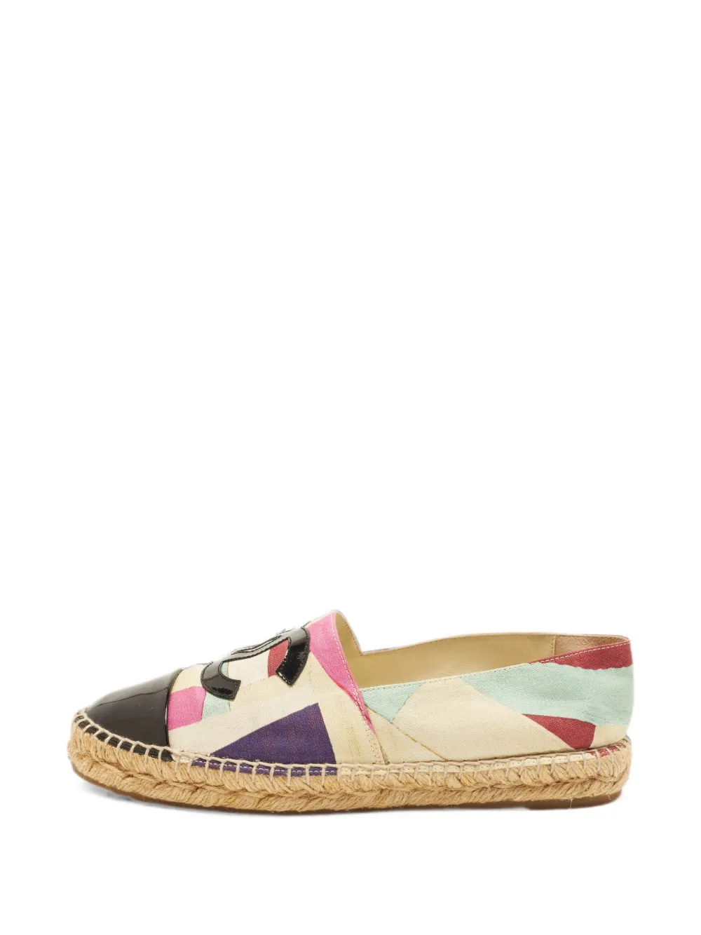CHANEL Pre-Owned CC-detail espadrilles - Nude