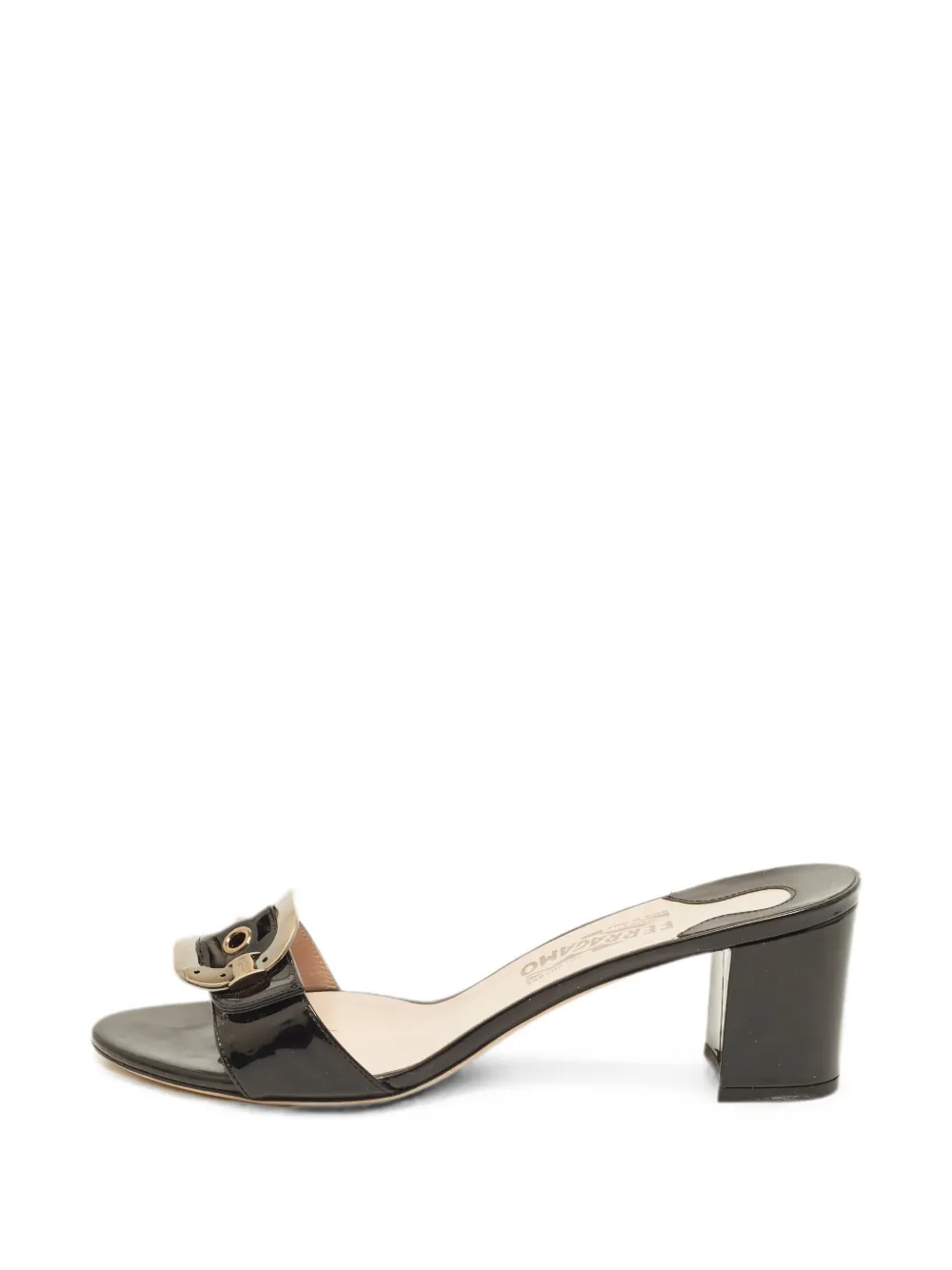 Ferragamo Pre-Owned Doda buckle-strap sandals - Schwarz