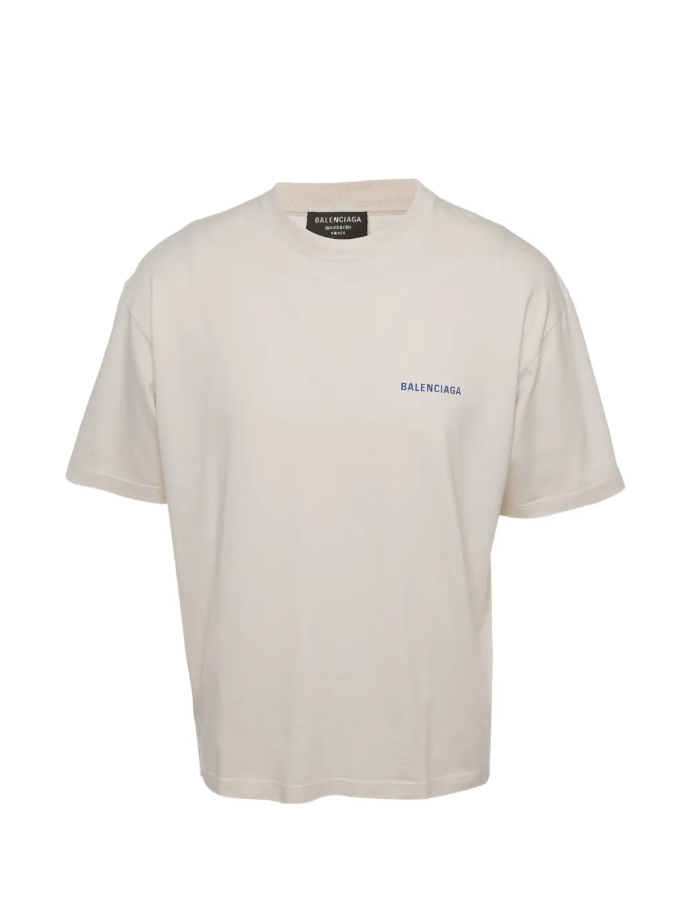 Balenciaga Pre-Owned logo-print T-shirt - Nude