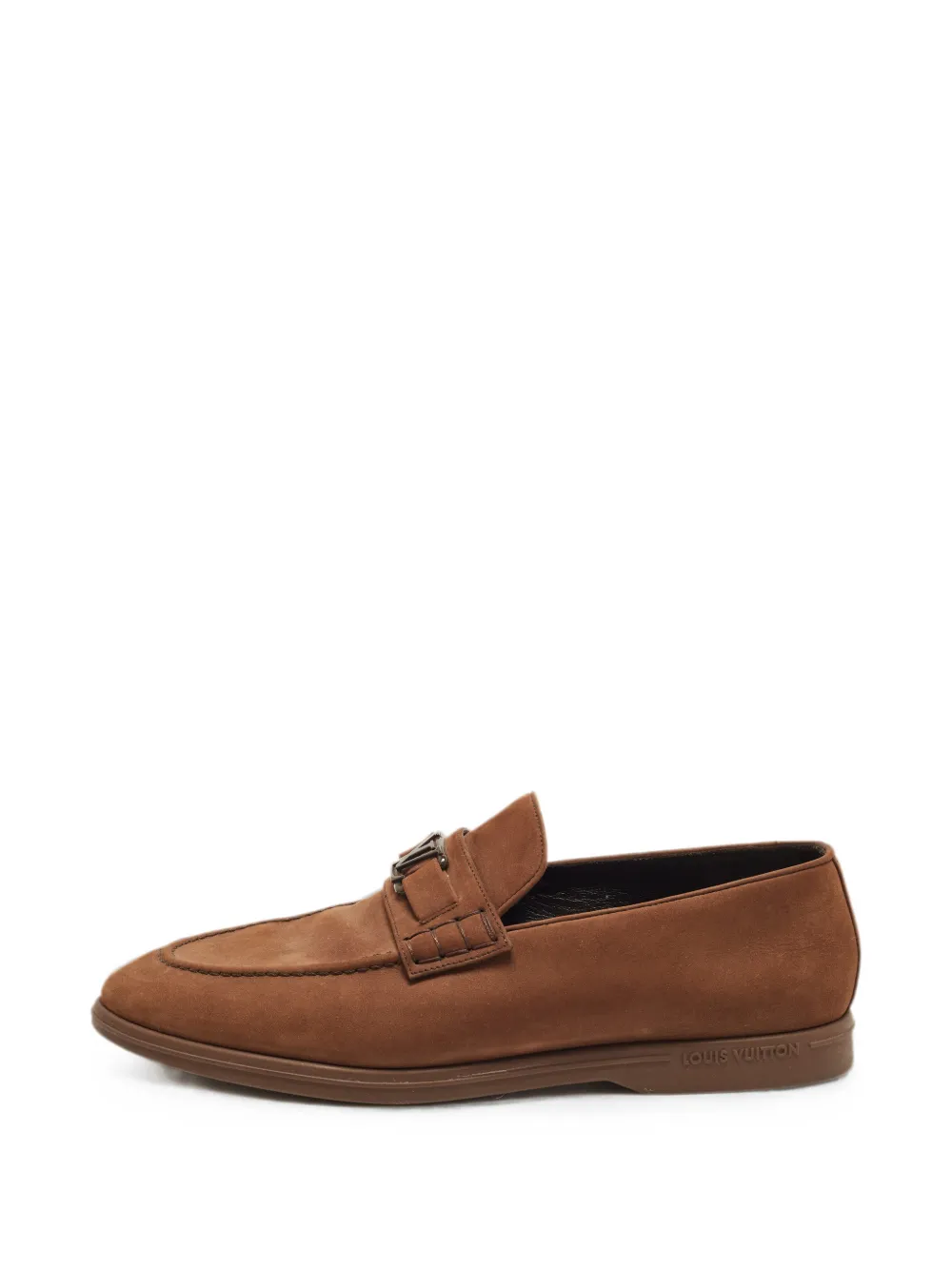 Louis Vuitton Pre-Owned Estate suede loafers - Braun