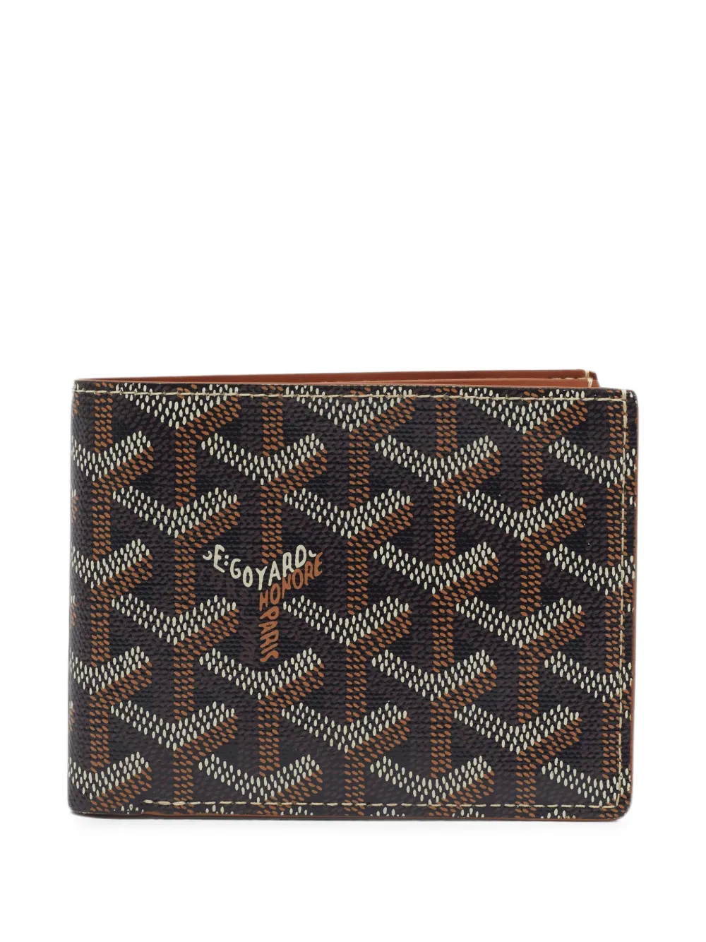 Pre-owned Goyard 2022 Victoire Wallet In Black