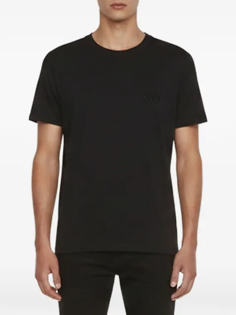 Christian Dior Pre-Owned CD icon embroidered T-shirt
