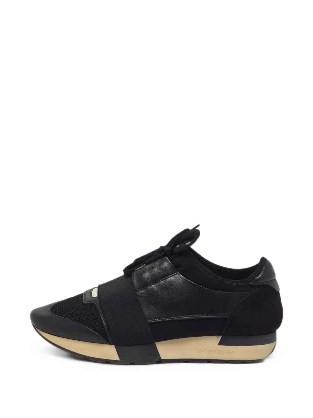 Balenciaga Pre-Owned Race Runner lace-up sneakers - Schwarz