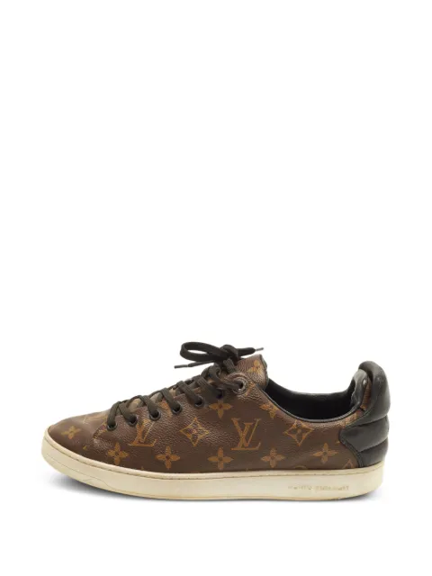 Louis Vuitton Pre-Owned Frontrow low-top sneakers met monogram