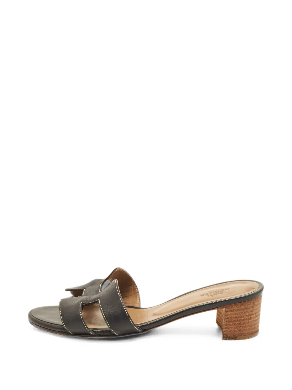 Hermès Pre-Owned Oasis heeled sandals - Schwarz