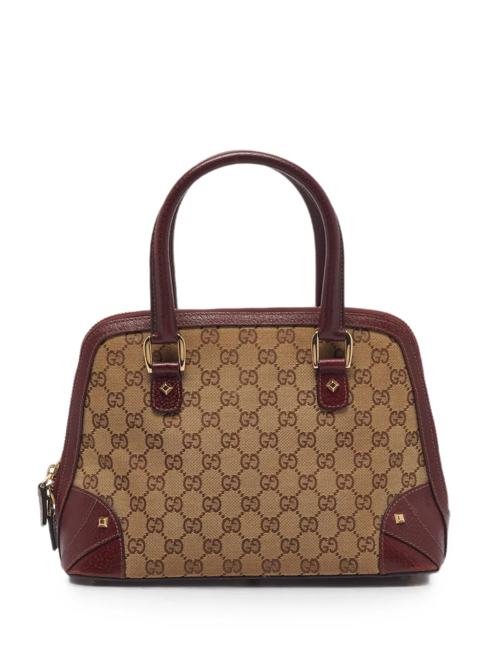 Gucci Pre-Owned GG Canvas studded tote bag - Nude