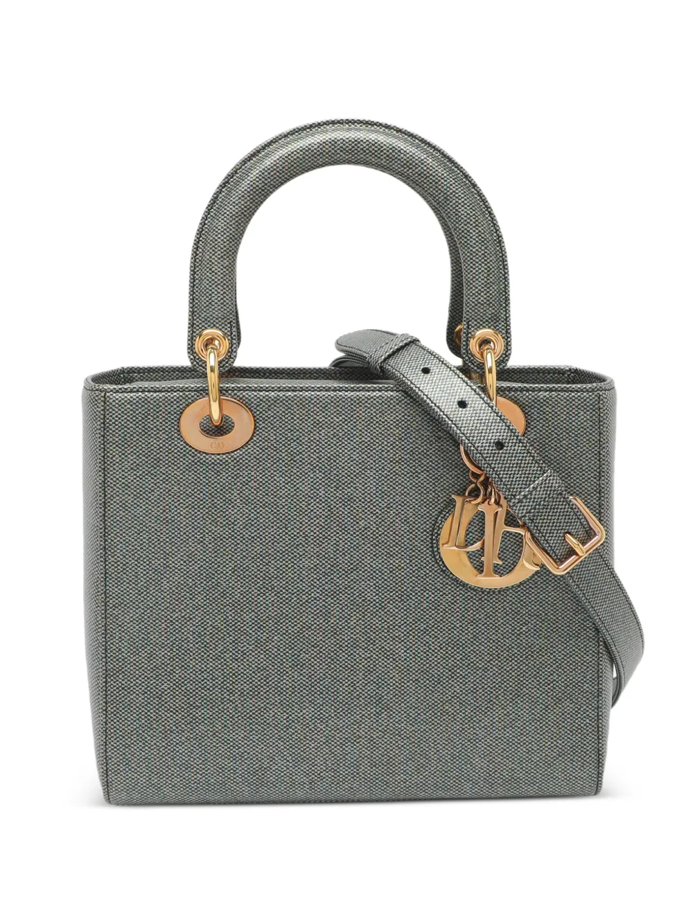 Christian Dior Pre-Owned 2020 medium Lady Dior leather tote bag - Grau