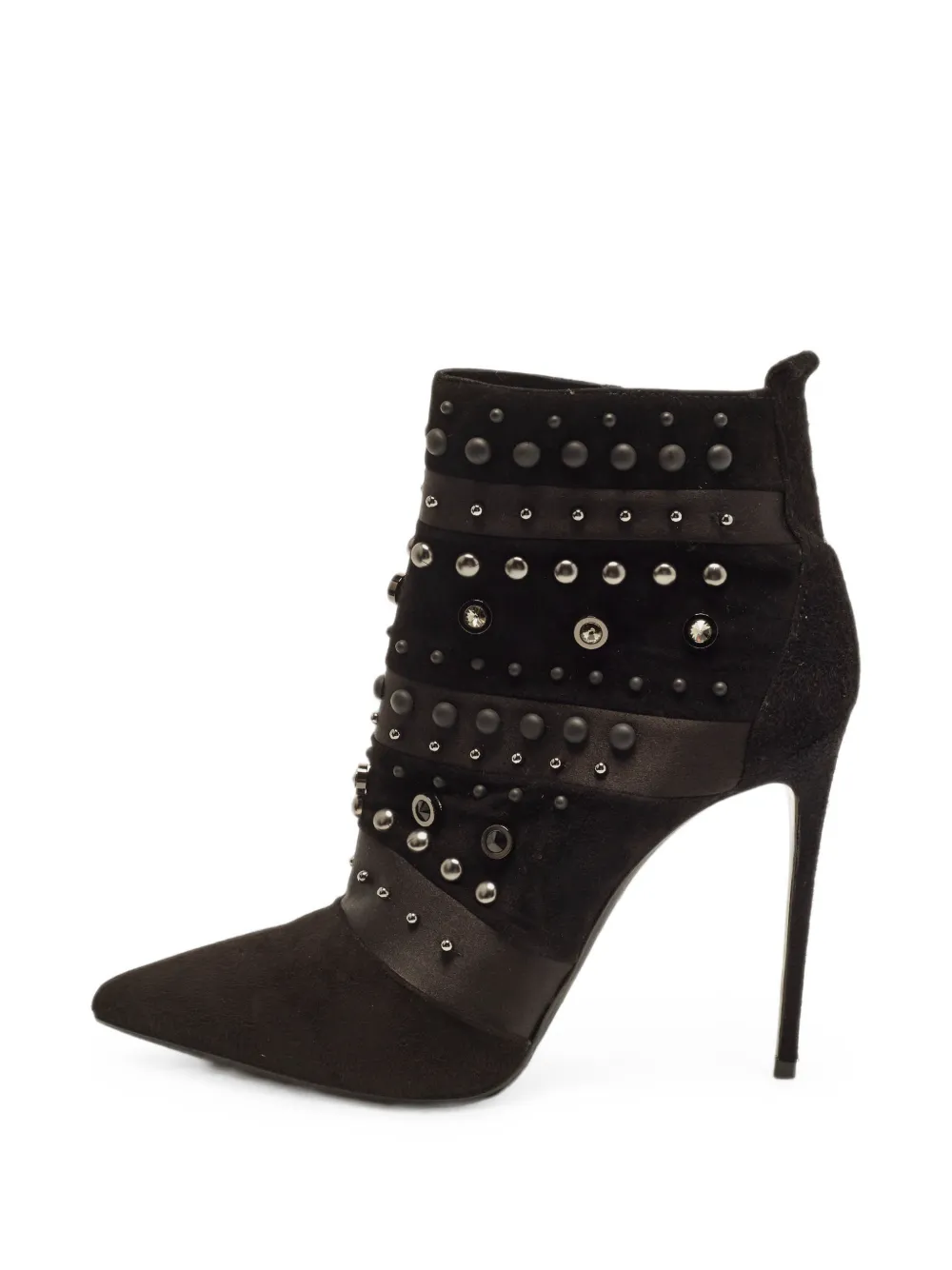 Le Silla studded embellished ankle boots - Schwarz