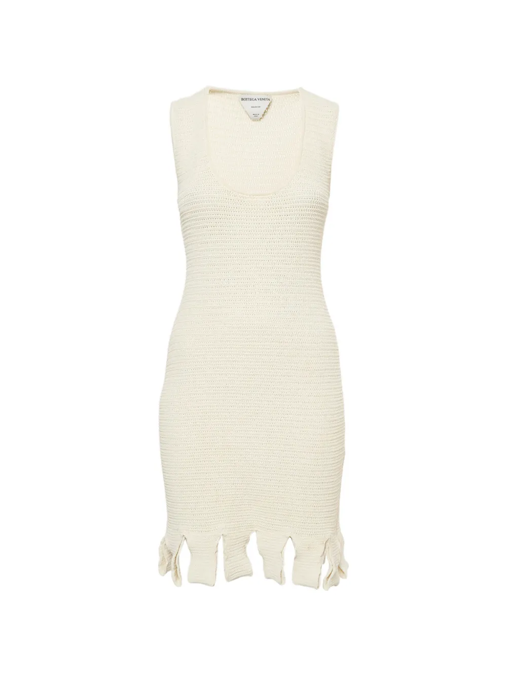 Bottega Veneta Pre-Owned knitted scoop-neck dress - Toni neutri