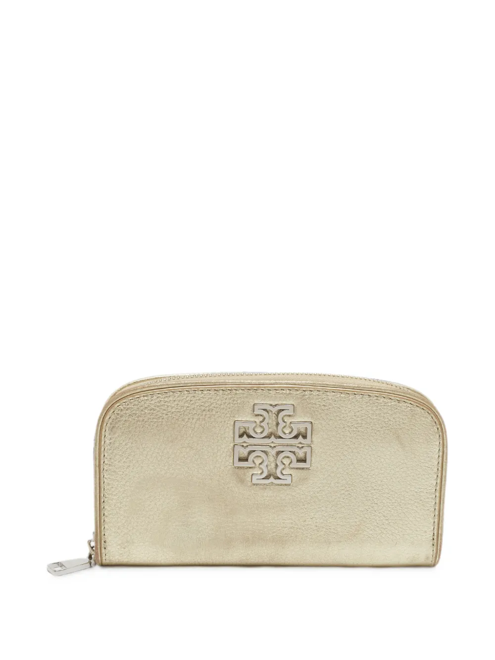Tory Burch Britten zip-around wallet - Nude