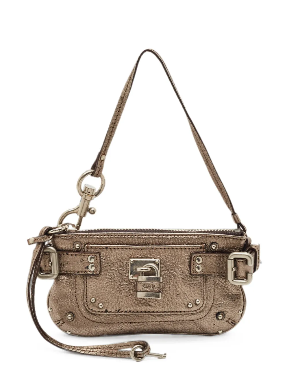 Chloé Pre-Owned Paddington shoulder bag - Gold