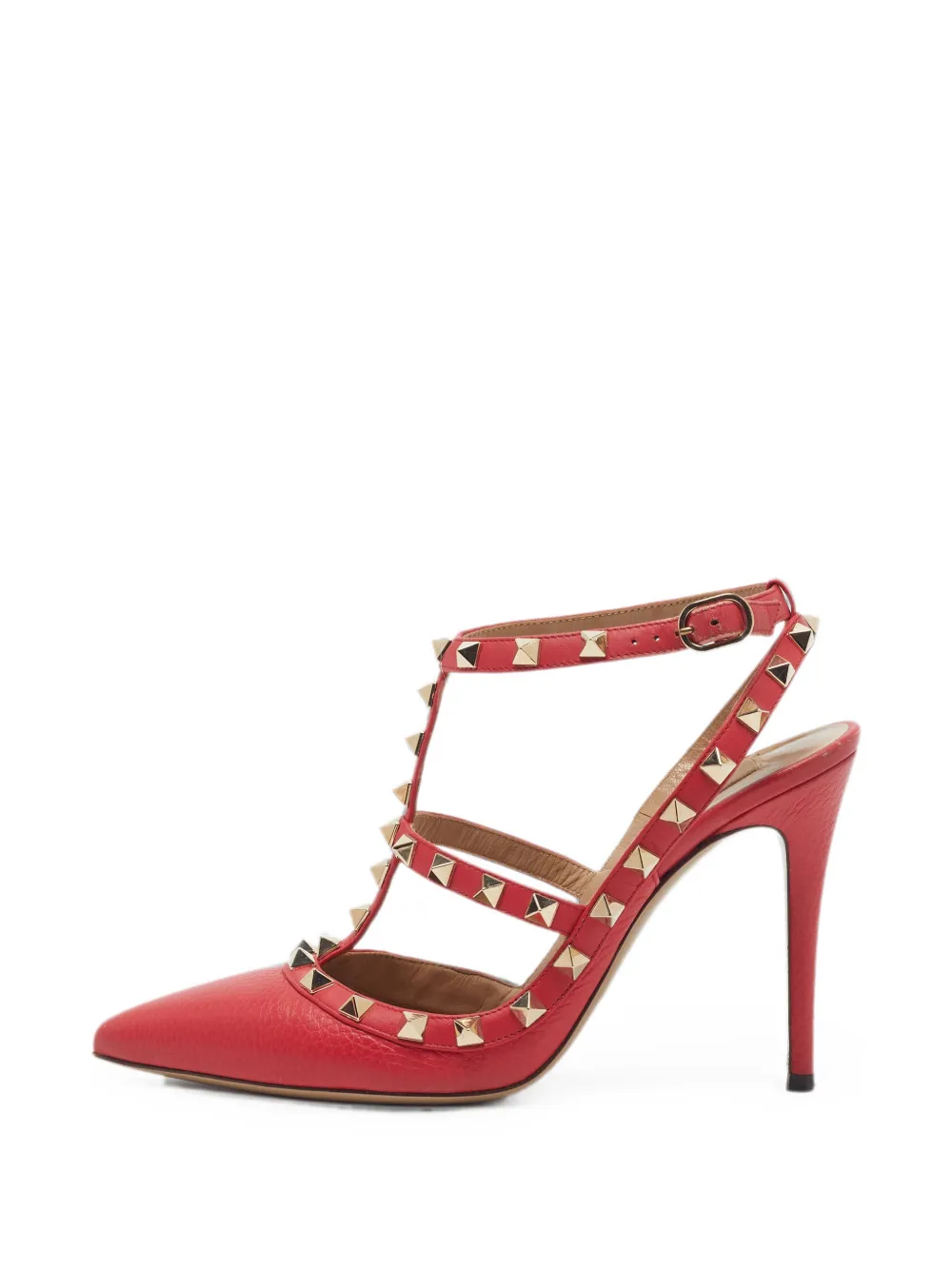 Valentino Garavani Pre-Owned Rockstud pointed-toe pumps - Rot
