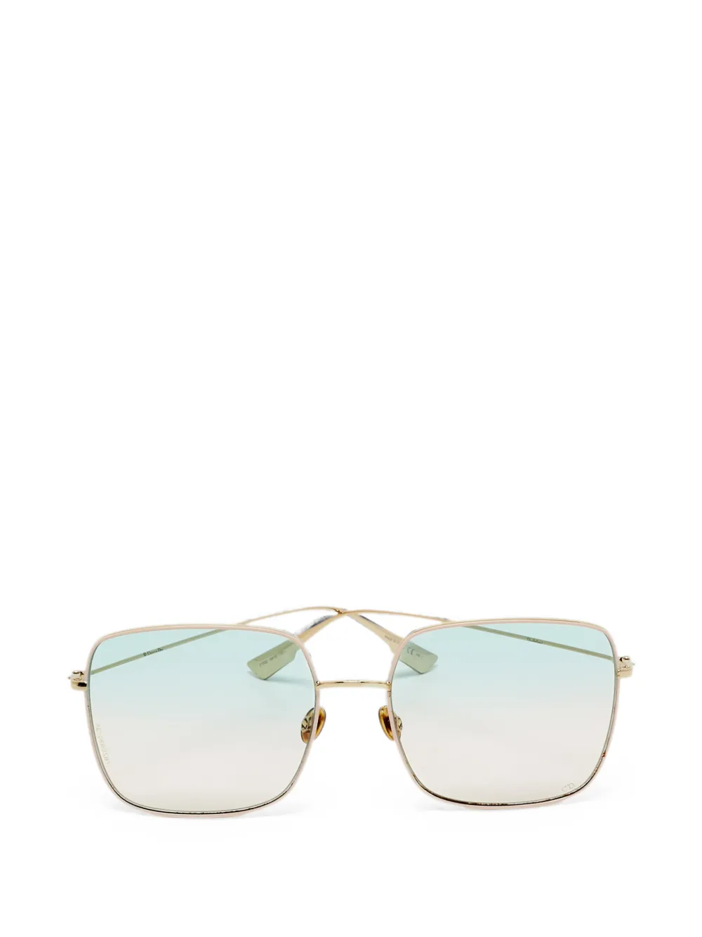 Christian Dior Pre-Owned Stellaire1 square sunglasses - Gold
