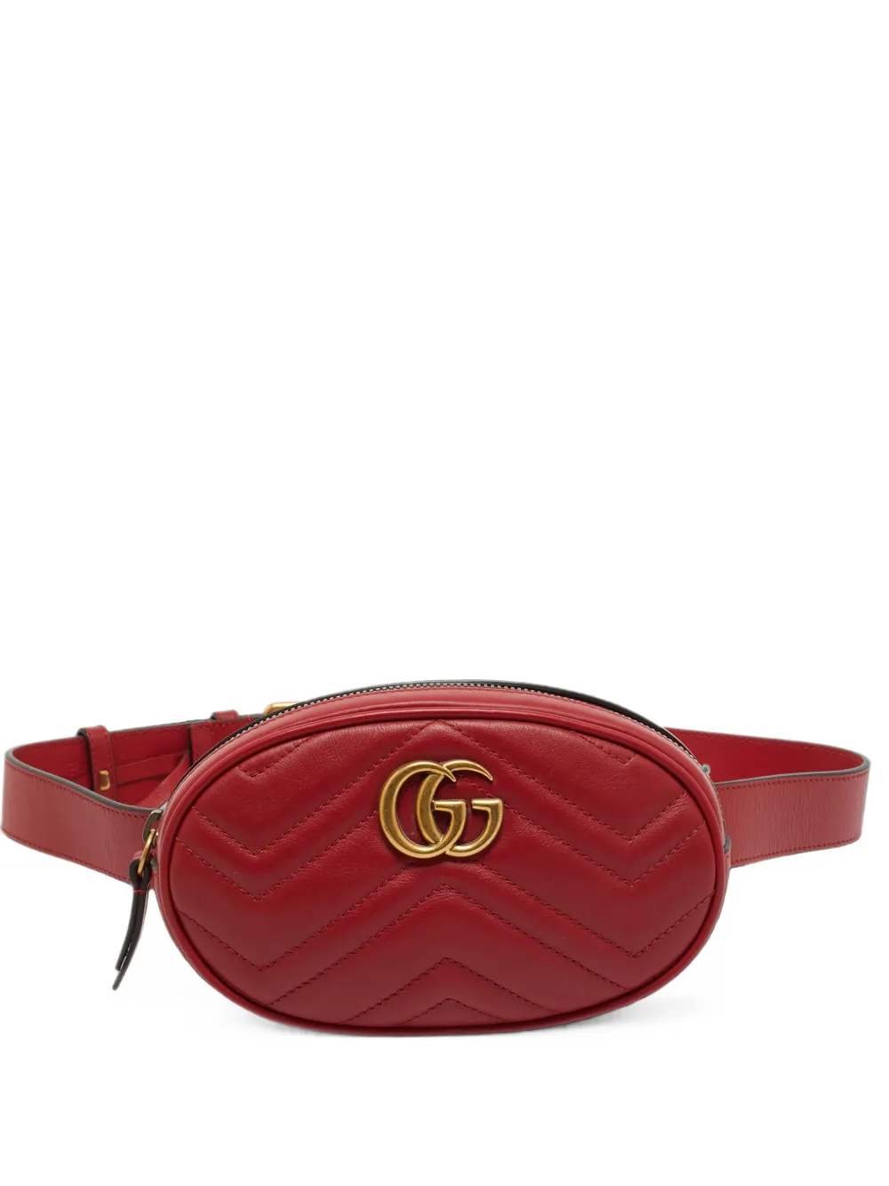 Gucci Pre-Owned Borsa GG Marmont mini matelassé - Rosso