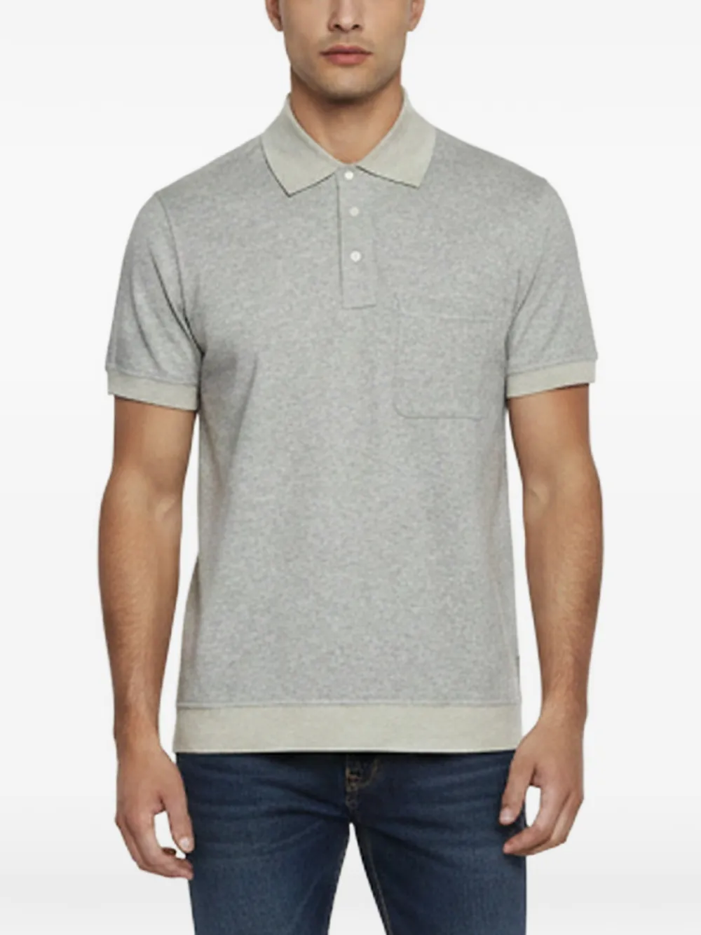 Louis Vuitton Pre-Owned monogram pocket polo t-shirt - Grau