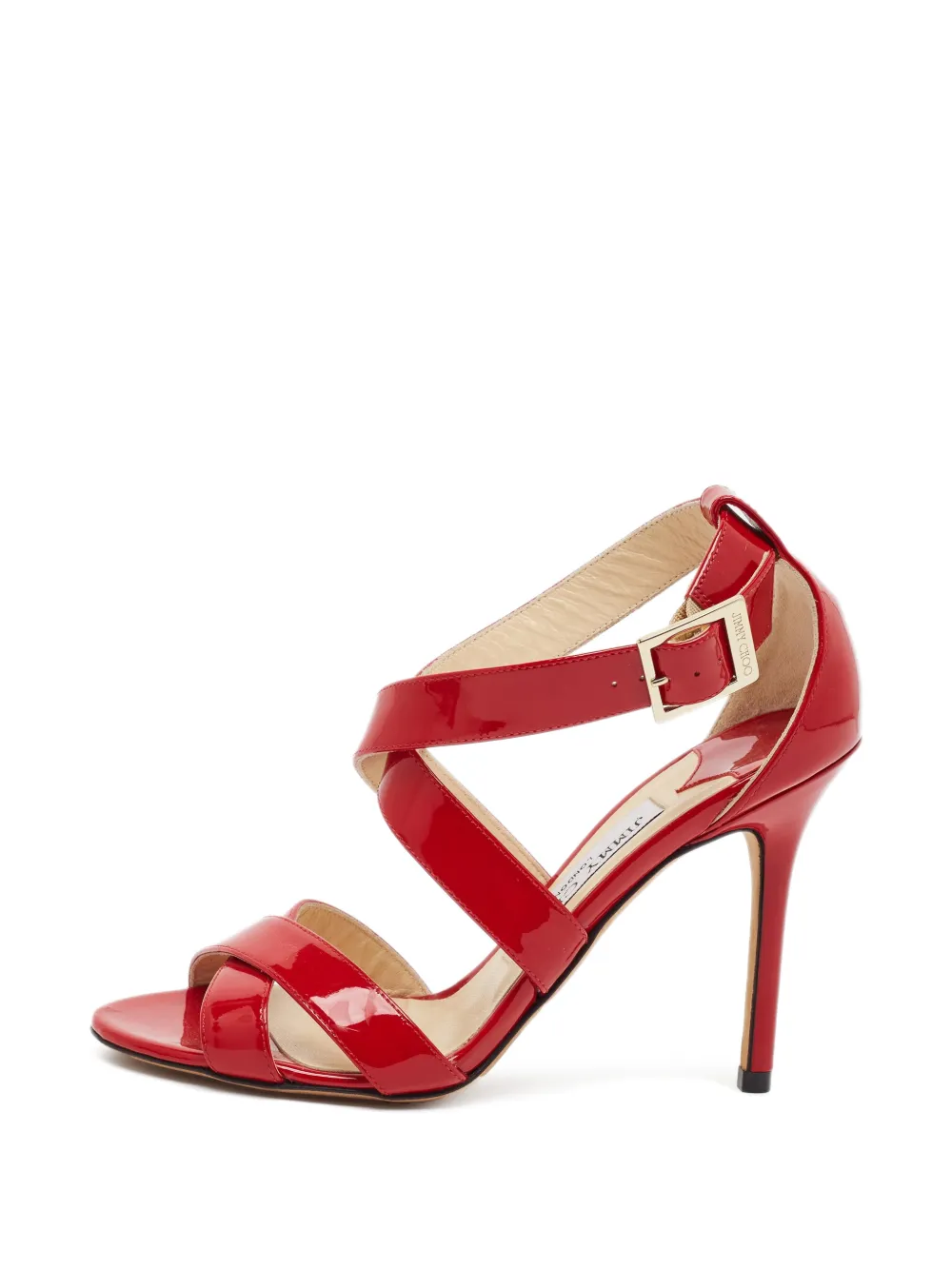 Jimmy Choo Pre-Owned Lottie Sandalen mit Riemen - Rot