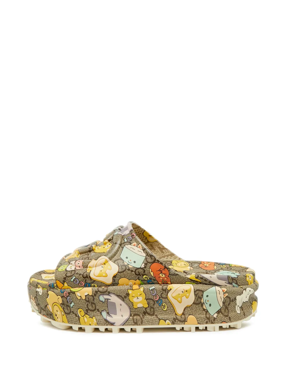 Gucci Pre-Owned Pikarar GG Supreme sandals - Marrone
