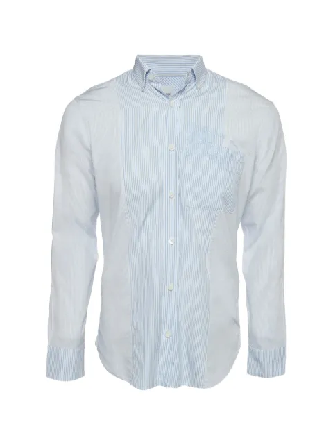 Burberry Pre-Owned striped logo-embroidered shirt