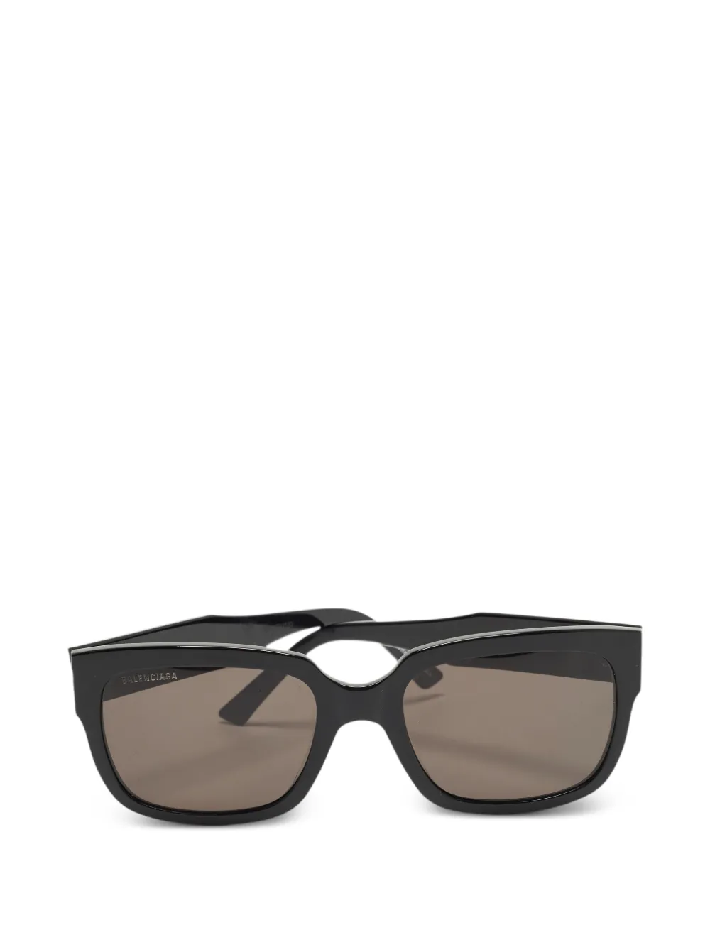 Balenciaga Pre-Owned BB0049S square sunglasses - Nero
