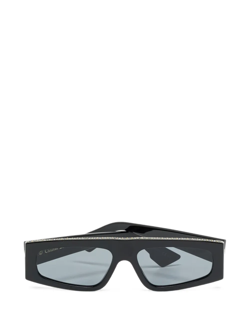 Christian Dior Pre-Owned DiorPower rectangle sunglasses - Schwarz