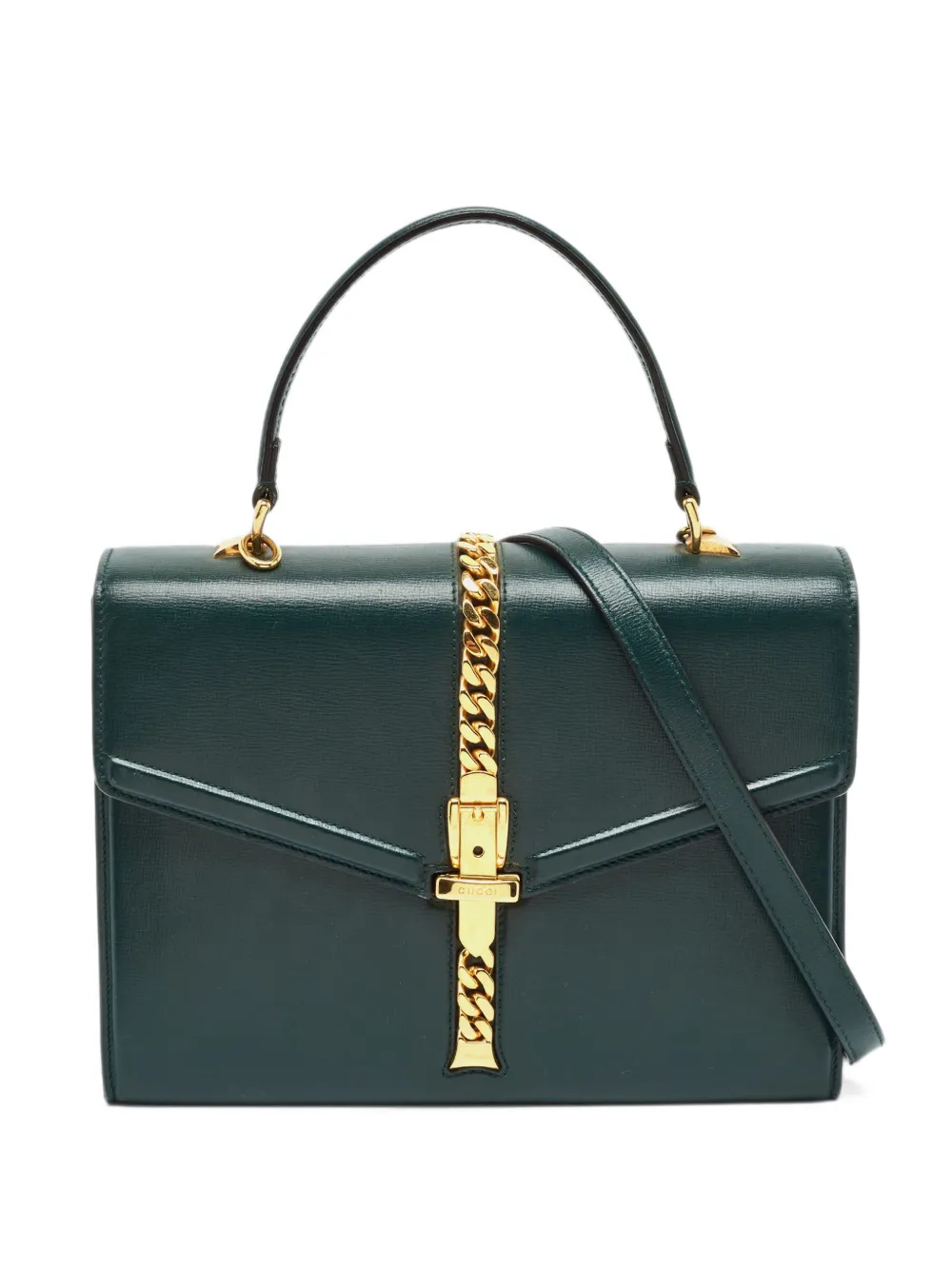 Gucci Pre-Owned Borsa a mano Sylvie 1969 - Verde