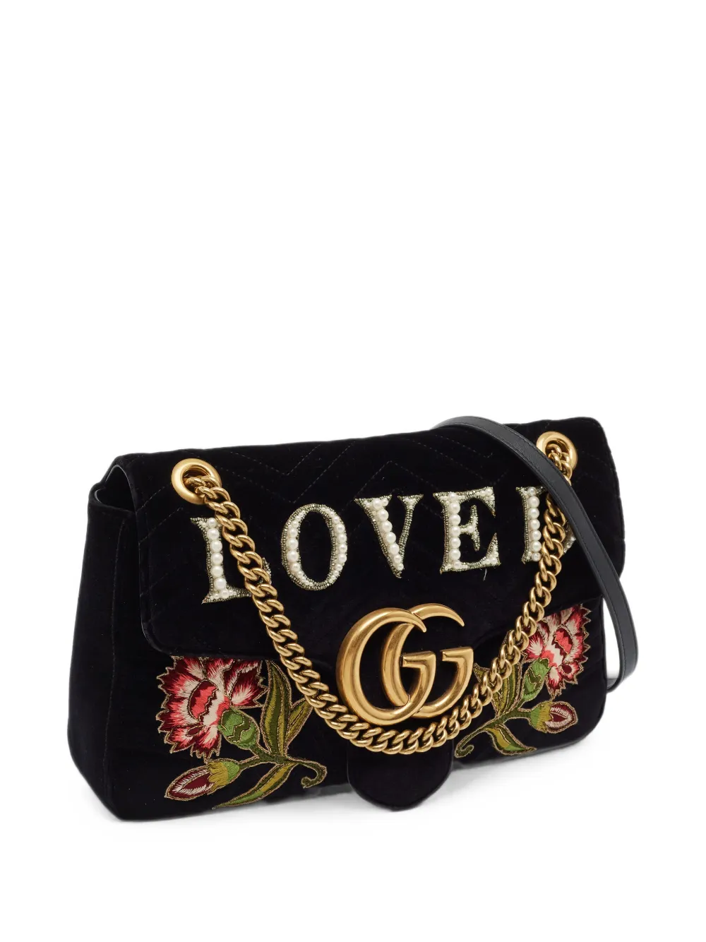 Gucci Pre-Owned GG Marmont shoulder bag - Schwarz