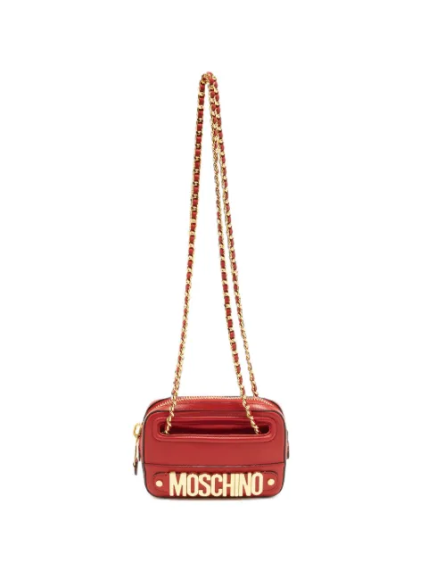 Moschino Pre-Owned bolsa crossbody con letras del logo