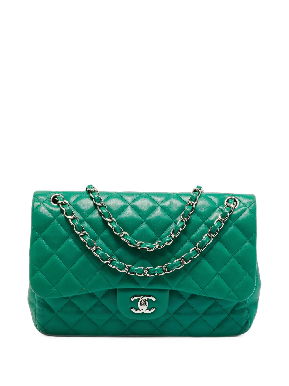 CHANEL Pre-Owned 2016-2017 Classic Double Flap shoulder bag - Grün